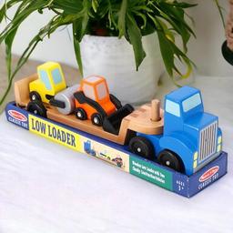 Wooden_Role_Play_Toy_Transportation_trailer,_excavator,_construction_vehicles_blue-trailer-1