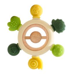 Wooden_baby_silicone_multi-directional_bite_teether_silicone-teether-green