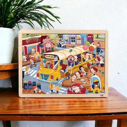 TOI_School_Bus_100pc_Wooden_Jigsaw_Puzzle_with_Display_Tray_TOISchoolBus100pcWoodenJigsawPuzzlewithDisplayTray-6