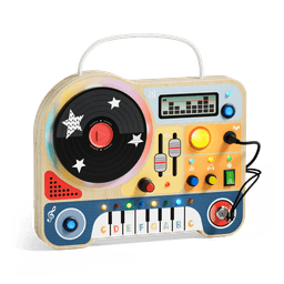Topbright DJ 音樂忙碌板 木製感官活動玩具