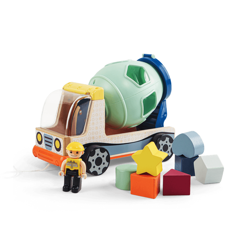 Topbright 形狀分類泥頭車 幼兒認知學習玩具