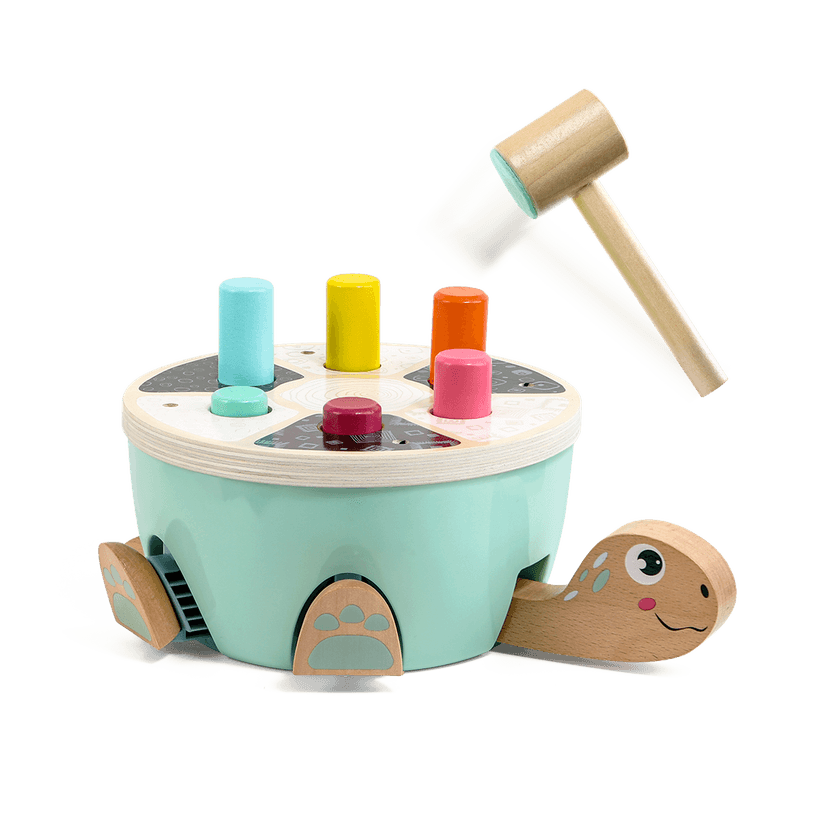 Topbright 敲敲烏龜 幼兒精細動作訓練玩具