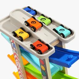 Topbright 超級賽車滑道 木製軌道車玩具