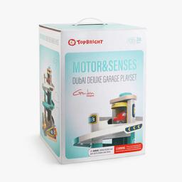 Topbright 杜拜豪華車庫套裝 木製軌道停車場玩具