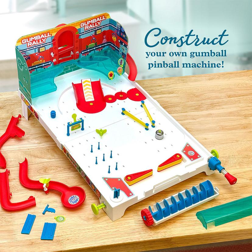 Thames &amp; Kosmos Pinball Machine Maker: Gumball Rally 彈珠台製造機：泡泡糖大賽