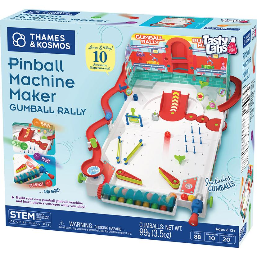 Thames &amp; Kosmos Pinball Machine Maker: Gumball Rally 彈珠台製造機：泡泡糖大賽