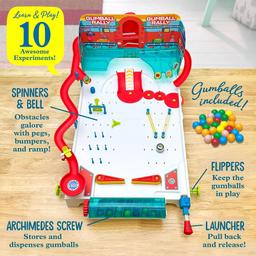 Thames &amp; Kosmos Pinball Machine Maker: Gumball Rally 彈珠台製造機：泡泡糖大賽