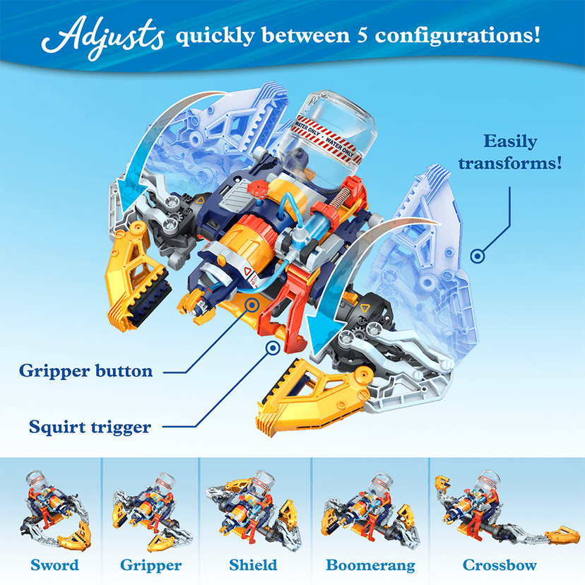 Thames &amp; Kosmos Mega Cyborg Hydro Blaster 巨型機甲水槍