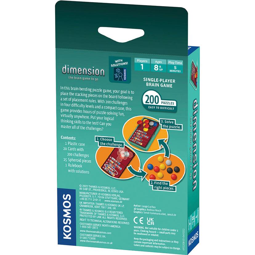 Thames &amp; Kosmos Dimension：隨身版腦力遊戲