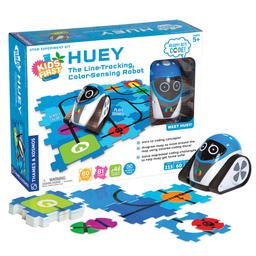 Thames &amp; Kosmos Kids First Huey：循線追蹤、顏色感應機械人