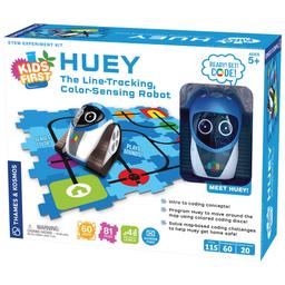 Thames &amp; Kosmos Kids First Huey：循線追蹤、顏色感應機械人