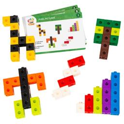 Thames &amp; Kosmos Kids First Math：連接方塊數學套件連活動卡