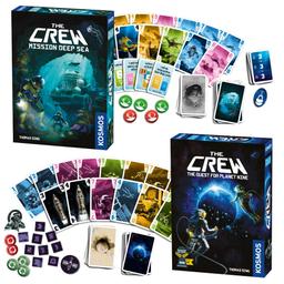 Thames &amp; Kosmos The Crew 雙件裝組合：The Crew 尋找第九行星 及 The Crew 深海任務