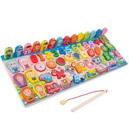蒙特梭利木製數學計數板 幼兒數字學習教具