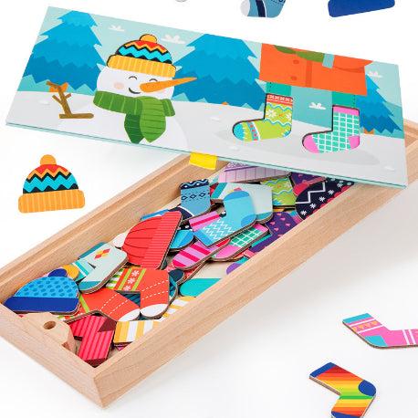 Wooden_snowman's_clothes_hanging_Sequence_&_Logic_educational_game_wooden-snow-man-clothes-hanging-game-8