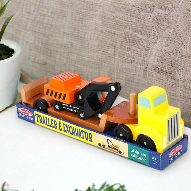 Wooden_Role_Play_Toy_Transportation_trailer,_excavator,_construction_vehicles_yellow-trailer-1