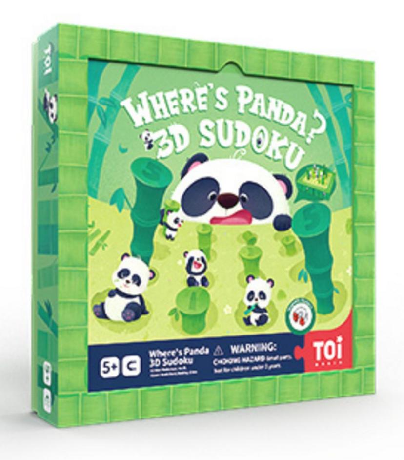 TOI_3D_Sudoko_Where's_My_Panda_Magnetic_Board_Game._STEM_Toy_TOI-panda-puzzle.-2