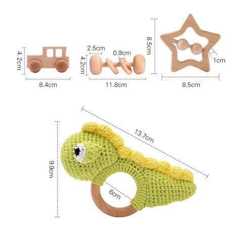 Handmade_Dino_Crochet_Soft_Toy_Rattle__Teether_,_4_piece_baby_gift_set_O1CN011Qw5f02CyHzfaYuyC__2214022288542-0-cib
