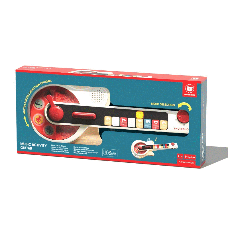 Topbright 音樂活動結他 幼兒樂器啟蒙玩具