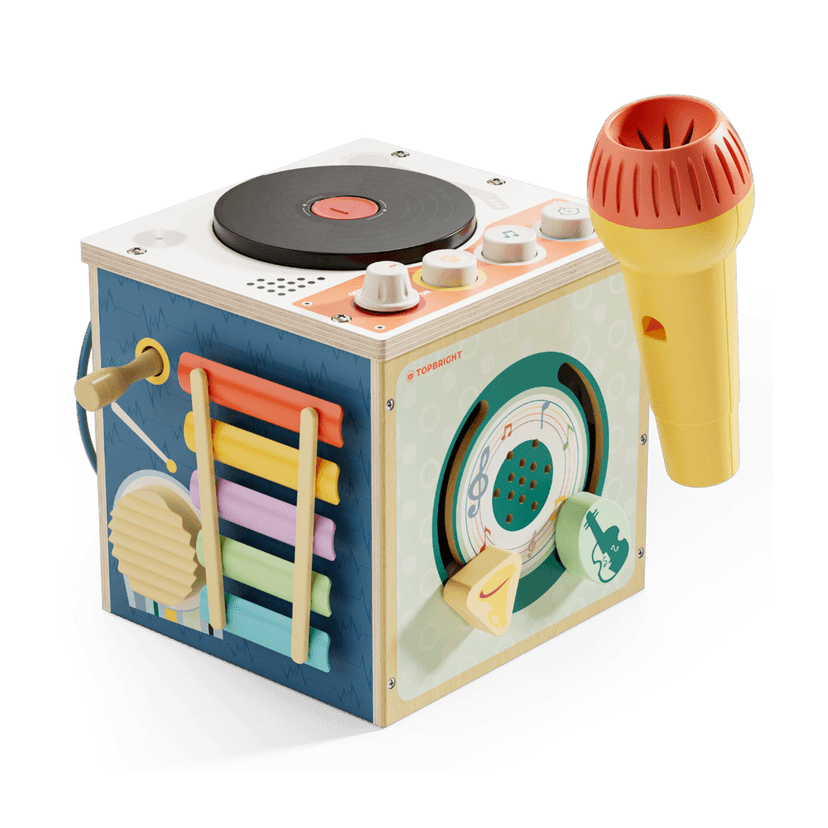 Topbright 音樂活動方塊 多功能幼兒感官玩具