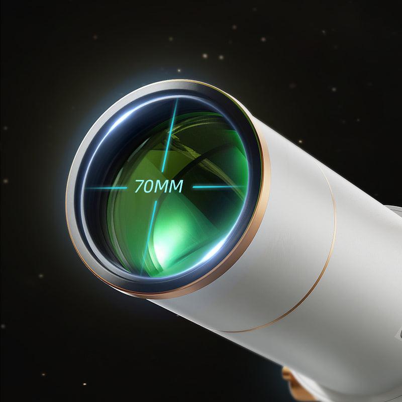 Topbright 70mm 天文望遠鏡 專業級兒童觀星儀器