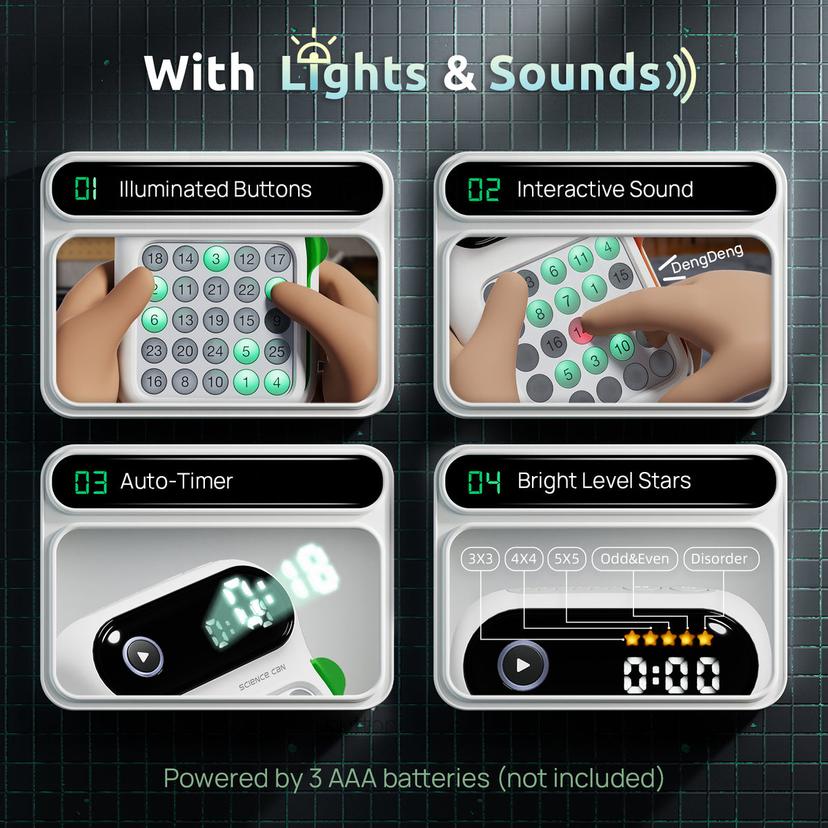 Topbright 極速數字 3合1 STEM 數學桌遊
