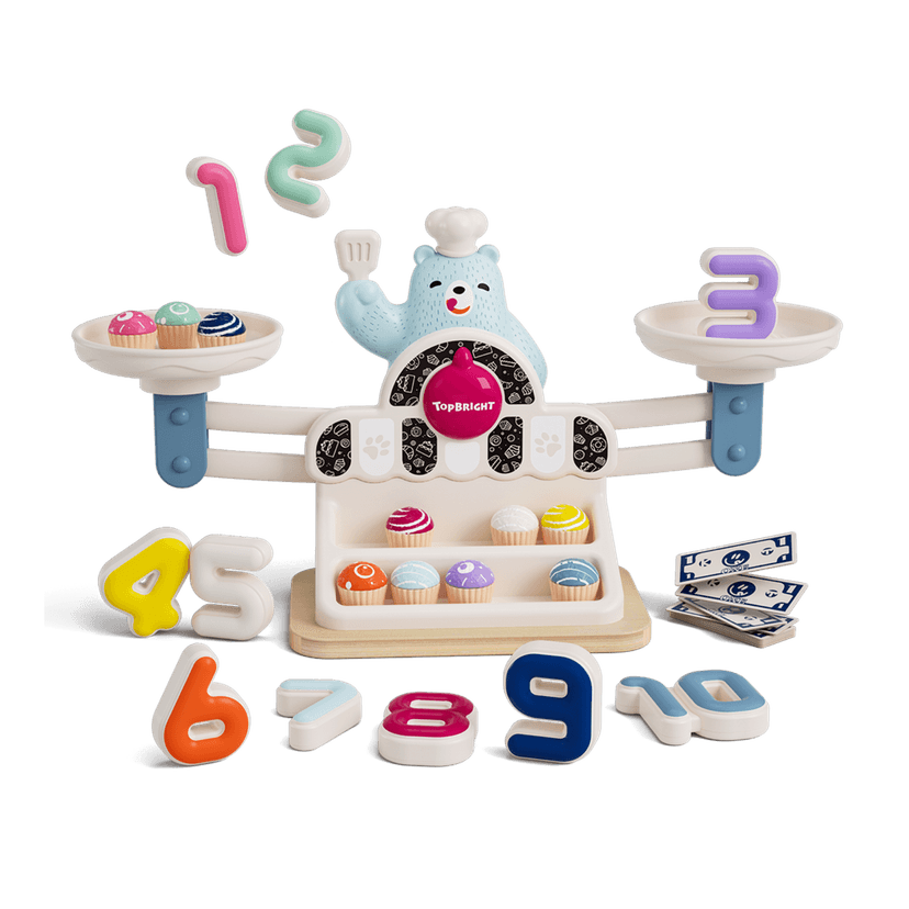 Topbright 小熊天秤 幼兒數學重量概念玩具