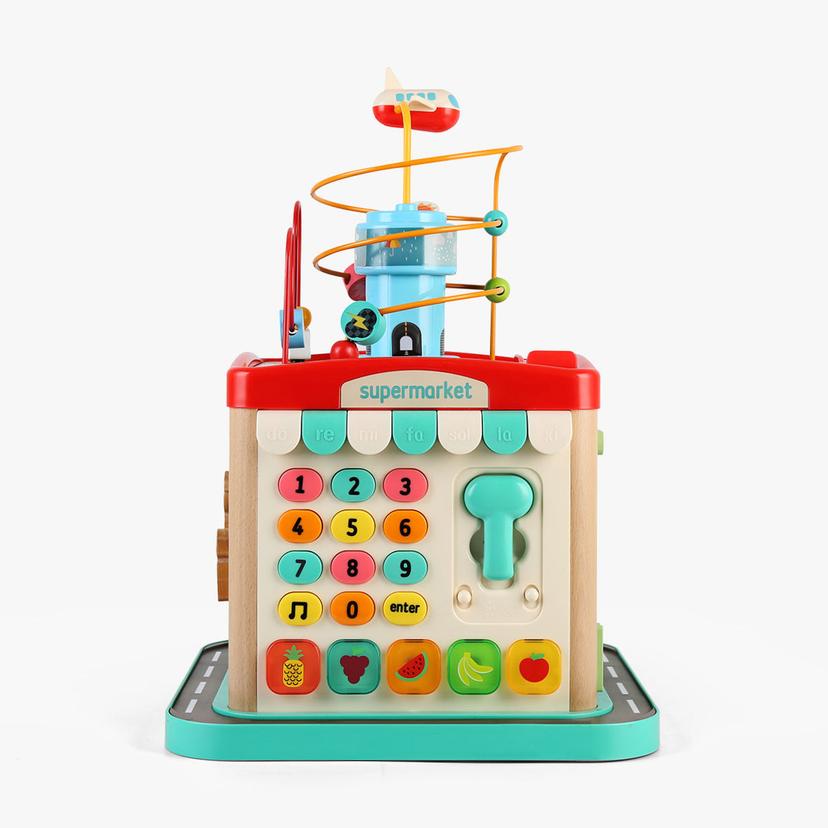 Topbright 倫敦巴士城市活動方塊 大型幼兒益智玩具