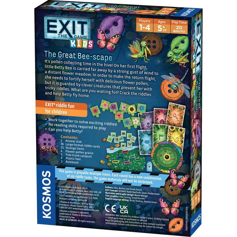 Thames & Kosmos EXIT: The Game - Kids - 蜜蜂大逃脫