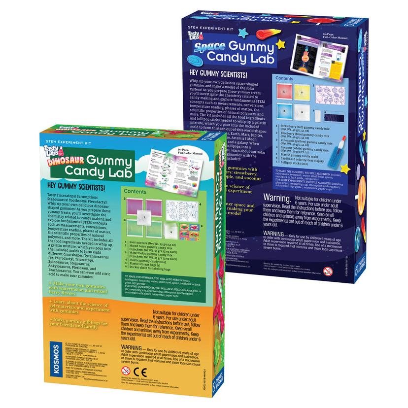 Thames & Kosmos 糖果科學實驗套裝兩件組合:太空軟糖實驗室 | 恐龍軟糖實驗室