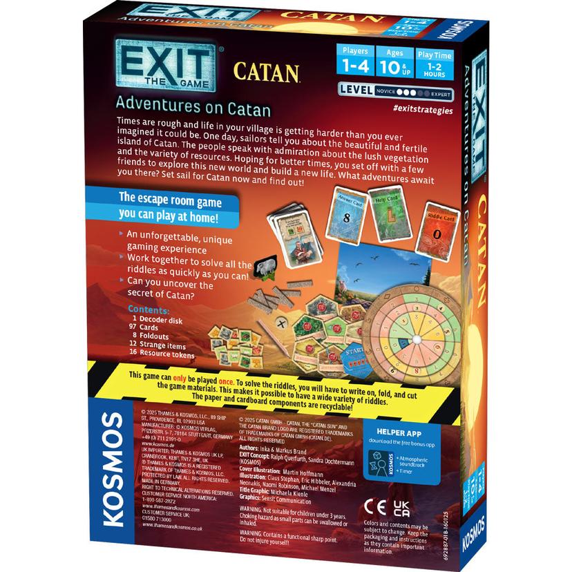 Thames & Kosmos EXIT: The Game - Adventures on Catan 卡坦島大冒險