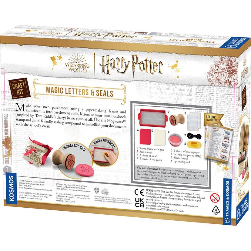Thames & Kosmos Harry Potter 哈利波特:魔法書信與封蠟手工套件
