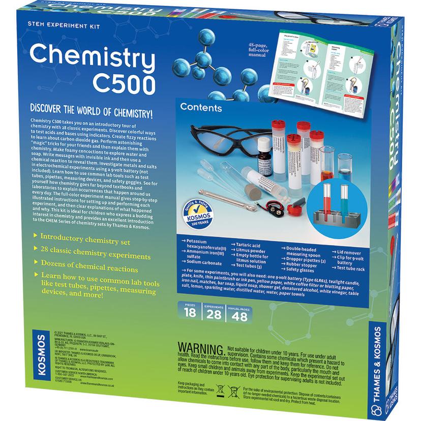 Thames & Kosmos Chemistry C500 化學入門套件