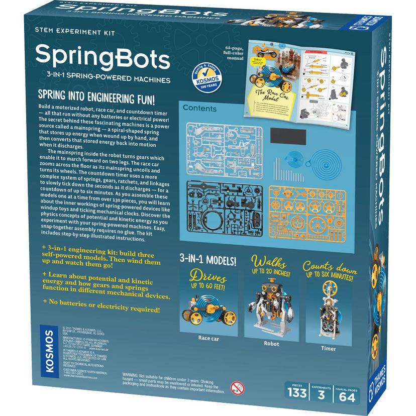 Thames & Kosmos SpringBots:三合一彈簧動力機械