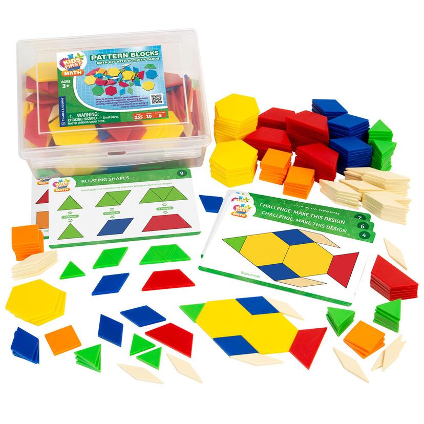 Thames & Kosmos Kids First Math:圖案積木數學套件連活動卡