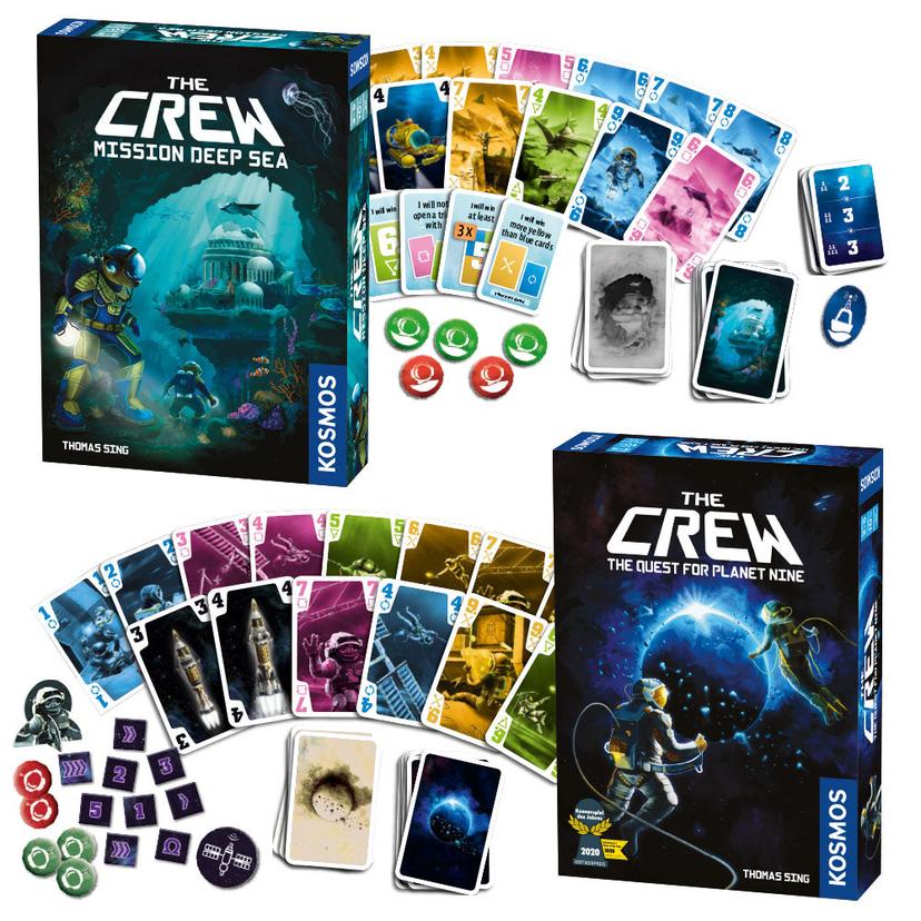 Thames & Kosmos The Crew 雙件裝組合:The Crew 尋找第九行星 及 The Crew 深海任務